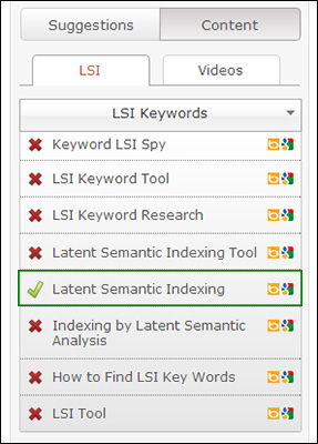 LSI keyword detected