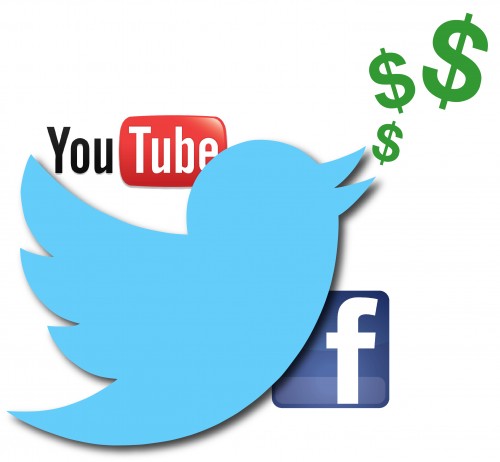 Twitter Facebook Youtube Make Money Online Social Media