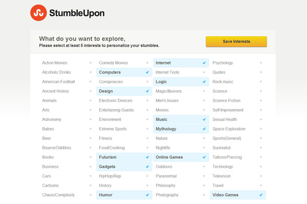 StumbleOpen - Social bookmarking site.