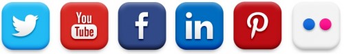 6 Social Media Icons