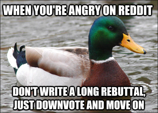downvote and move on