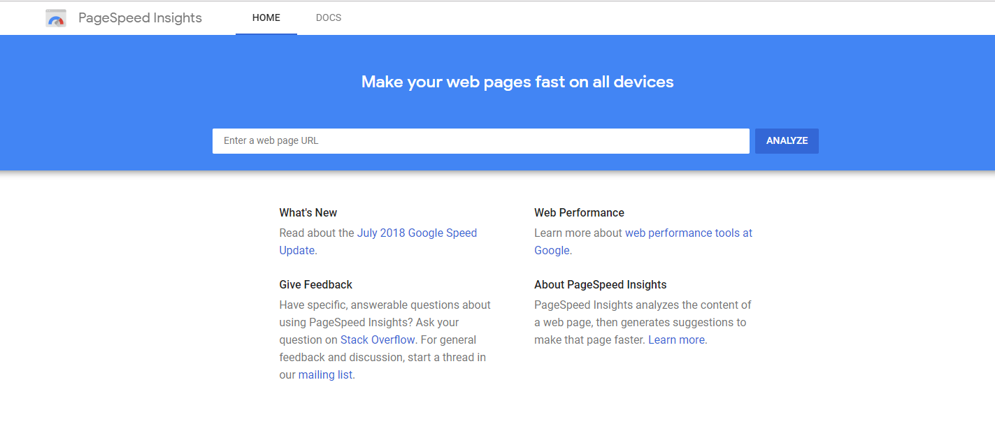 PageSpeed_Insights_Google_Homepage