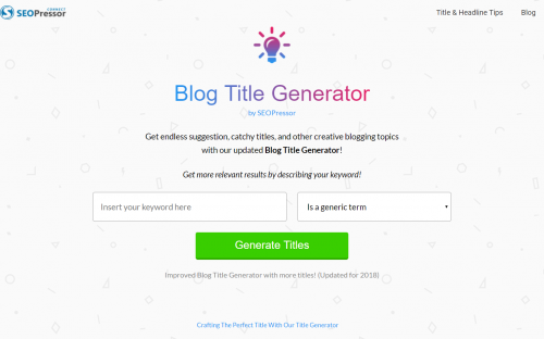 BTG - blogging tools