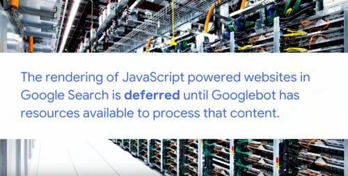 javascript rendering by googlebot  is put off