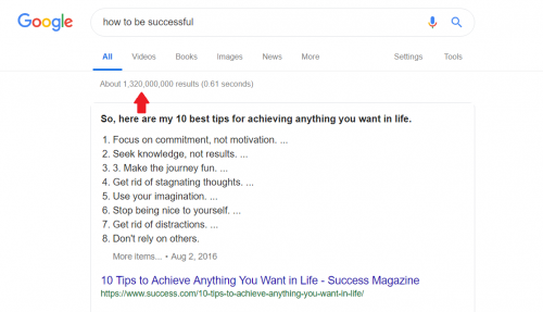 How To Be Successful Search Query