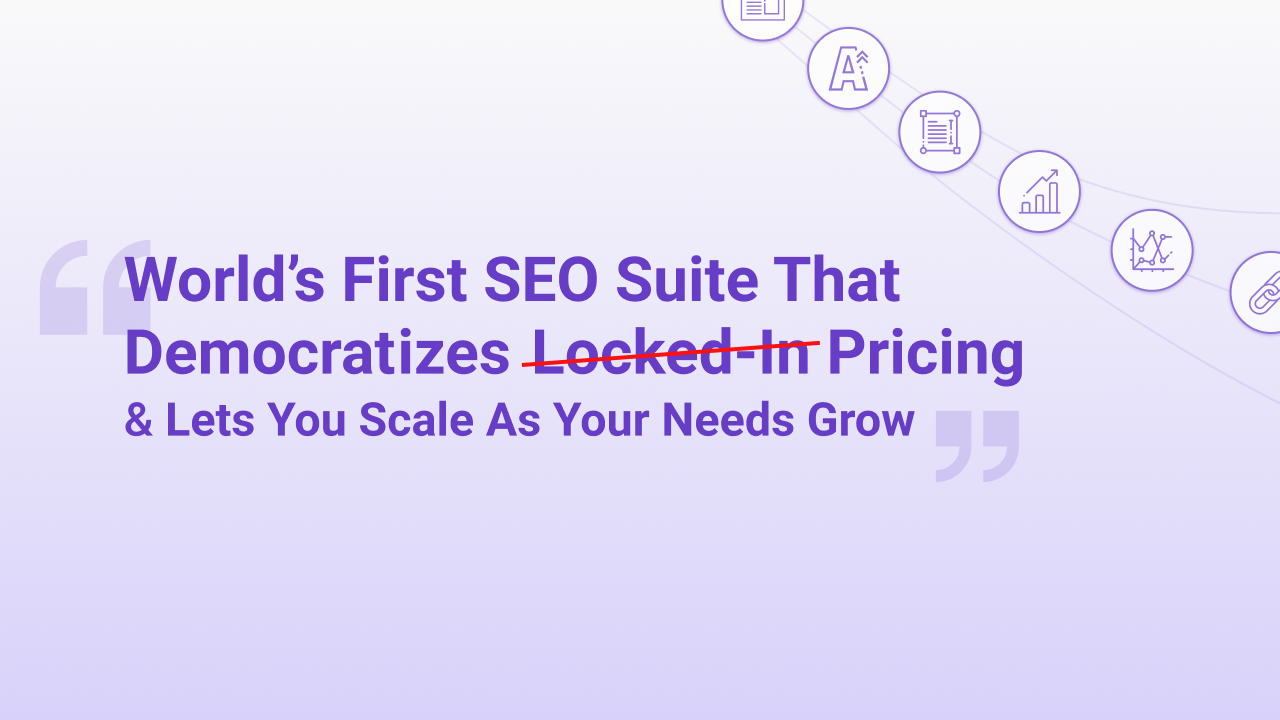 BIQ is the world's first SEO suite that democratizes its pricing