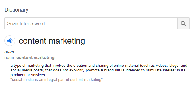 What is content marketing, the definition.