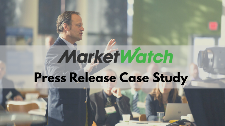 MarketWatch Press Release Case Study