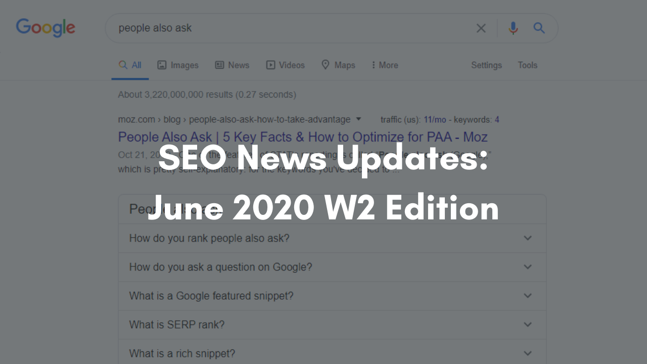 SEO News updates