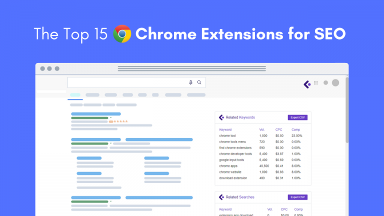 Top 15 Chrome Extensions for SEO